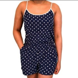 Navy romper